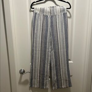 Indigo Rein Blue and White Striped Pants